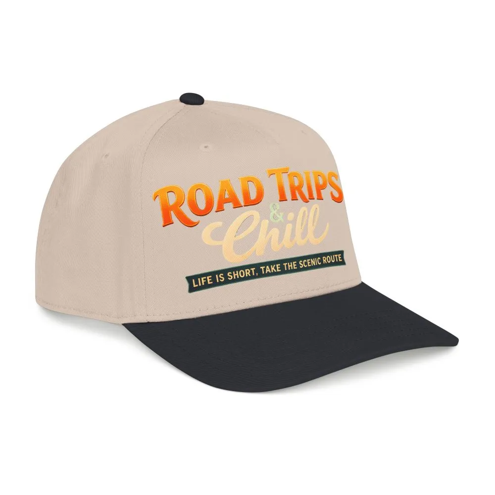 9051389781751309201_2048.jpeg Baseball Cap - "Road Trips And Chill" Design Scenic-Line