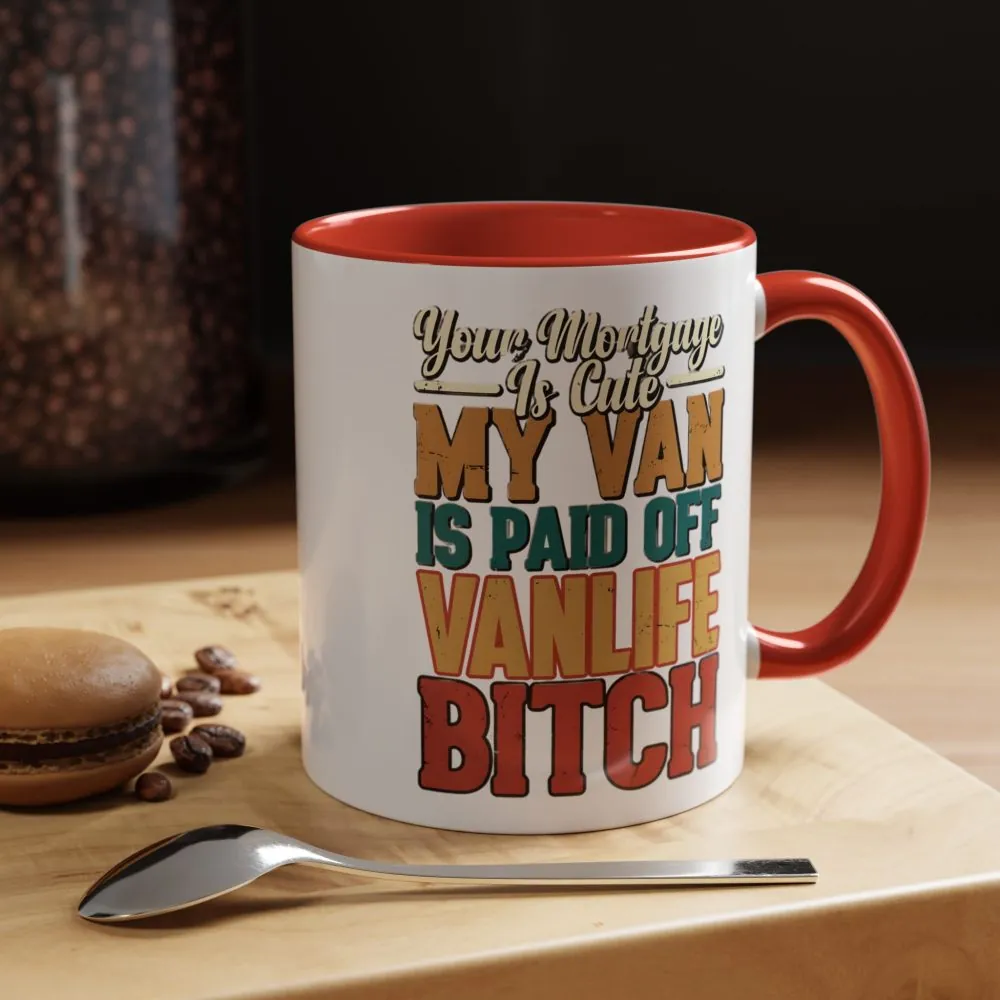9056250458325376848_2048.jpeg Accent Coffee Mug (11, 15oz) — "Your Mortgage Is Cute" Design F**K-Line