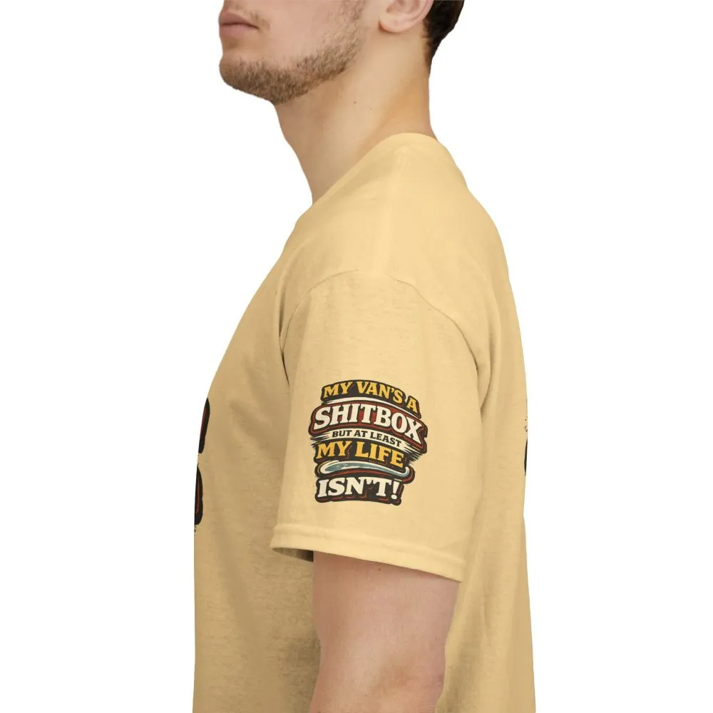 9067509181912820266_2048.jpeg Unisex Heavy Cotton Tee — "My Van`s A Shitbox" Design F**K-Line