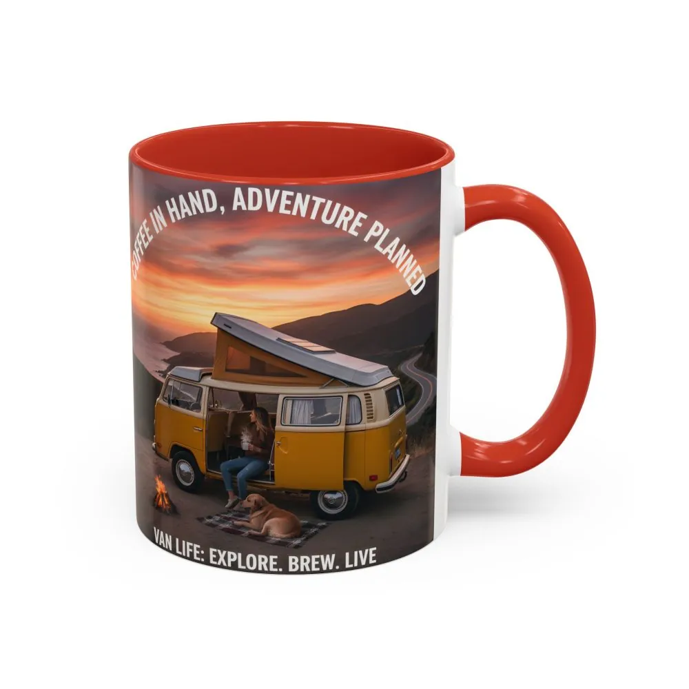 9118222987106424443_2048.jpeg Accent Coffee Mug (11, 15oz) - "Coffee in Hand, Adventure Planned"