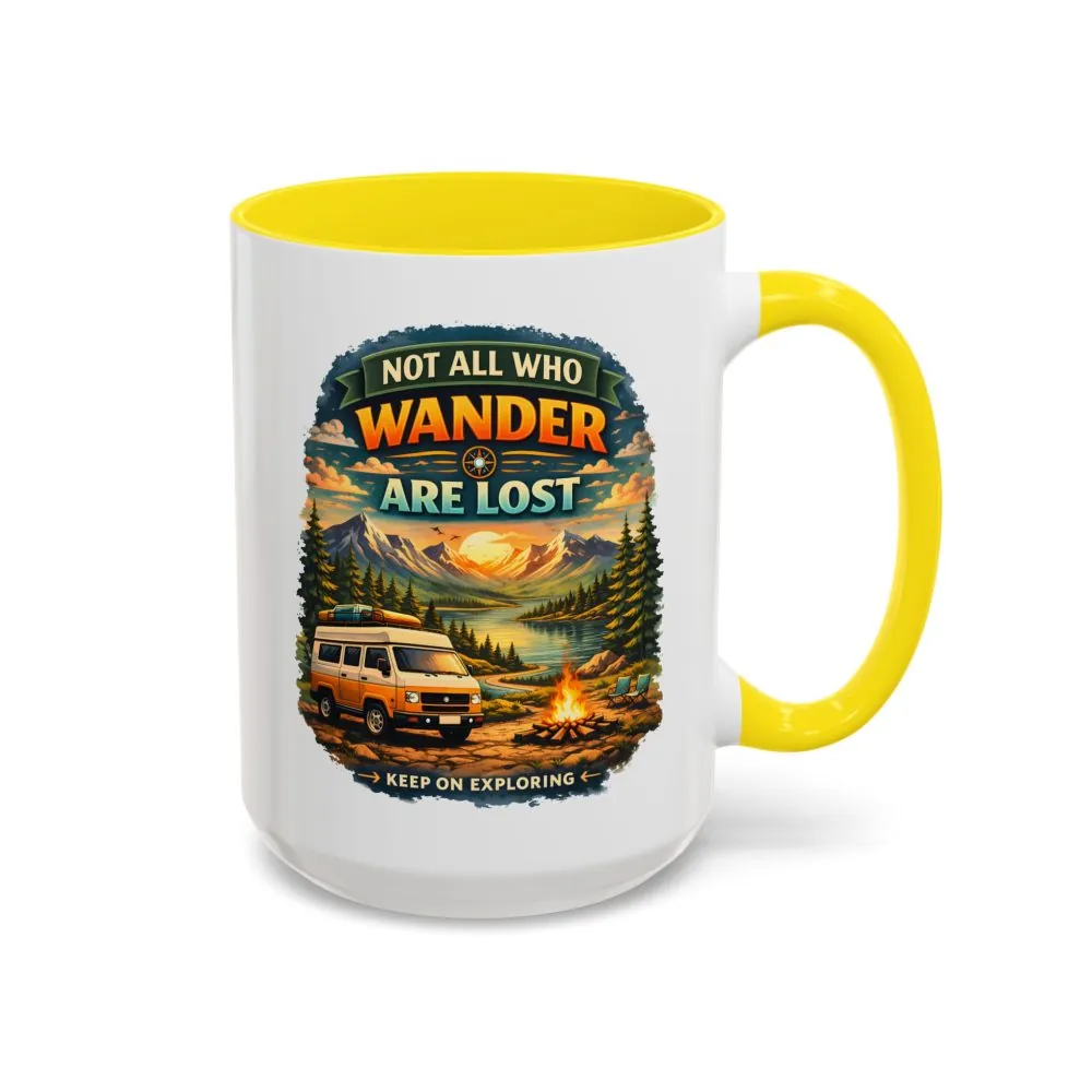 9150218067657253607_2048.jpeg Accent Coffee Mug (11, 15oz) — "Not All Who Wander Are Lost" Design Scenic-Line