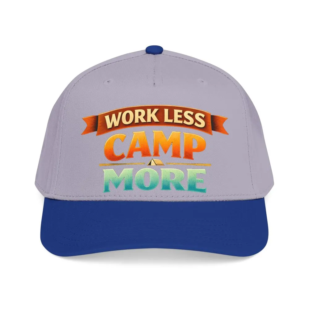 9168644754876298764_2048.jpeg Baseball Cap - "Work Less-Camp More" Design Scenic-Line