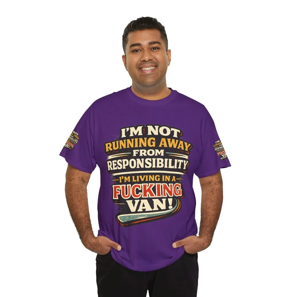 9195590434246549690_2048.jpeg Unisex Heavy Cotton Tee — "I`m Not running Away" Design F**K-Line