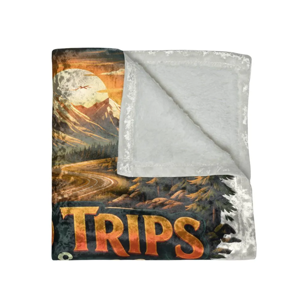 92015298589965185_2048.jpeg Crushed Velvet Blanket —"Road Trips & Chill" Design Scenic-Line (Campervan)