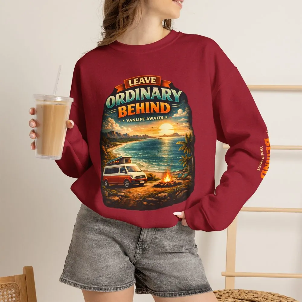 9212958218469922094_2048.jpeg Unisex Heavy Blend™ Crewneck Sweatshirt — "Leave Ordinary Behind" Design Scenic-Line