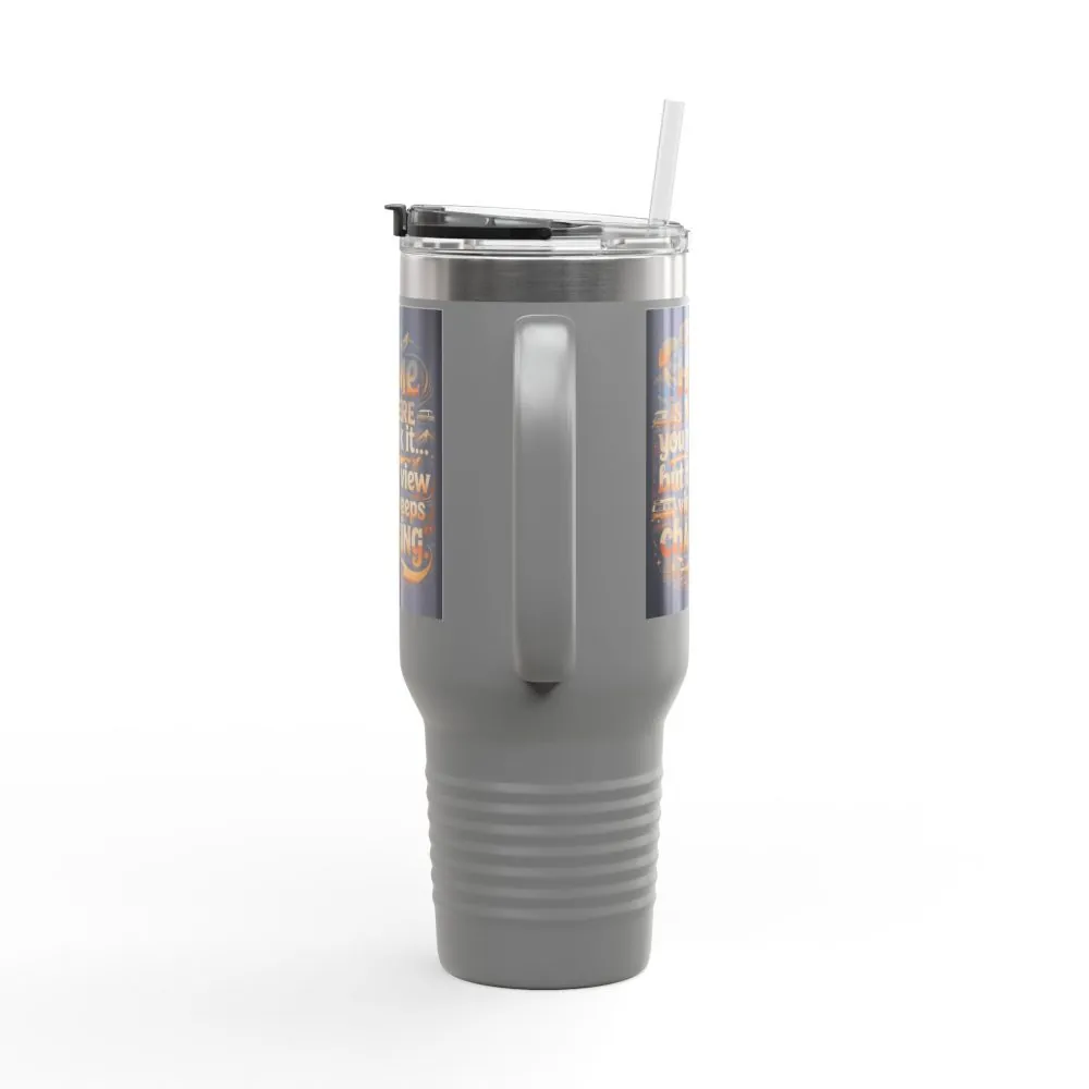 922349970286549253_2048.jpeg Insulated Travel Mug — "Home Is Where You Park It -But The View keep Changing" RV Camper Design