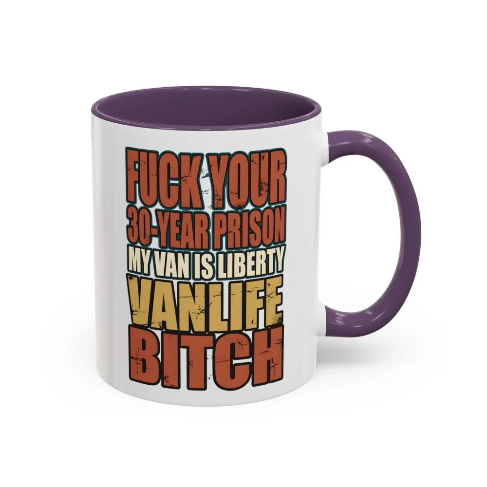 9231372753277606794_2048.jpeg Accent Coffee Mug (11, 15oz) — "Fuck Your 30 Year" Design F**K-Line