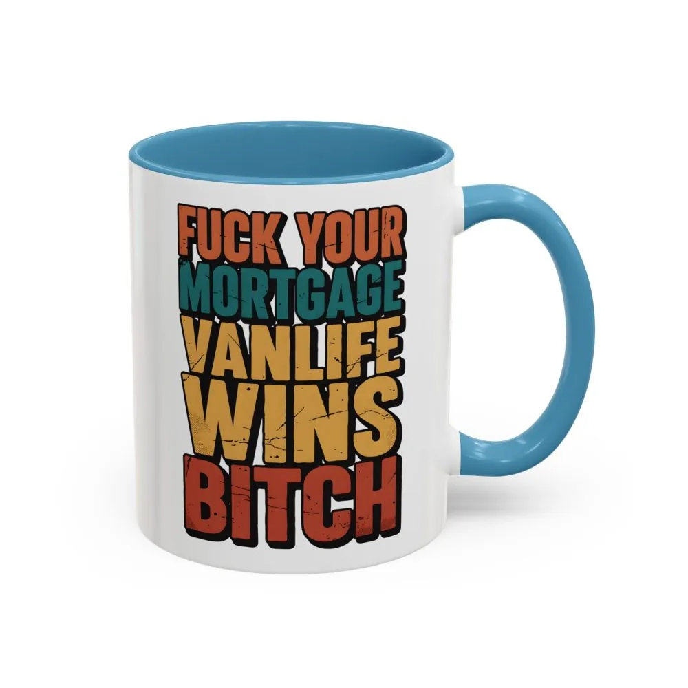 9271990657481985817_2048.jpeg Accent Coffee Mug (11, 15oz) — "Fuck Your Mortgage" Design F**K-Line