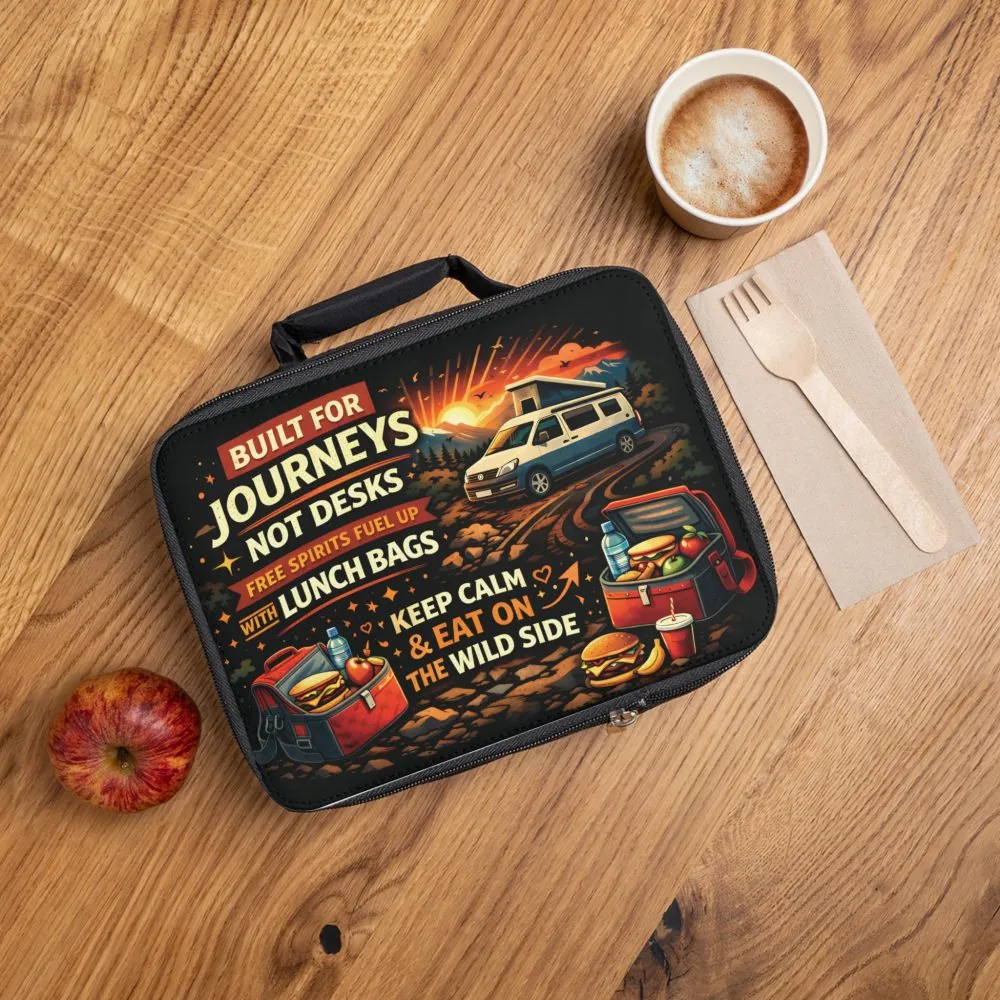 Adventure Lunch Bag — "Built for Journeys Not Desks" Insulated Camping Lunch Box