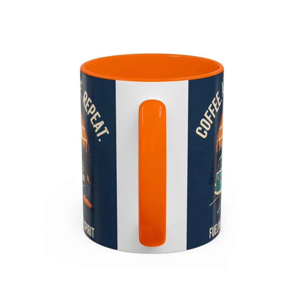 9299875249230853815_2048.jpeg Accent Coffee Mug (11, 15oz) - "Coffee. Adventure. Repeat."