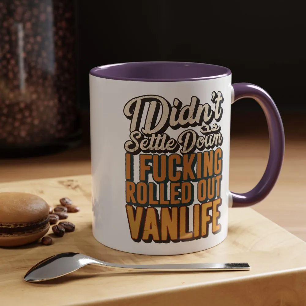 9320726555820678497_2048.jpeg Accent Coffee Mug (11, 15oz) — "Dind´t Settle Down" Design F**K-Line