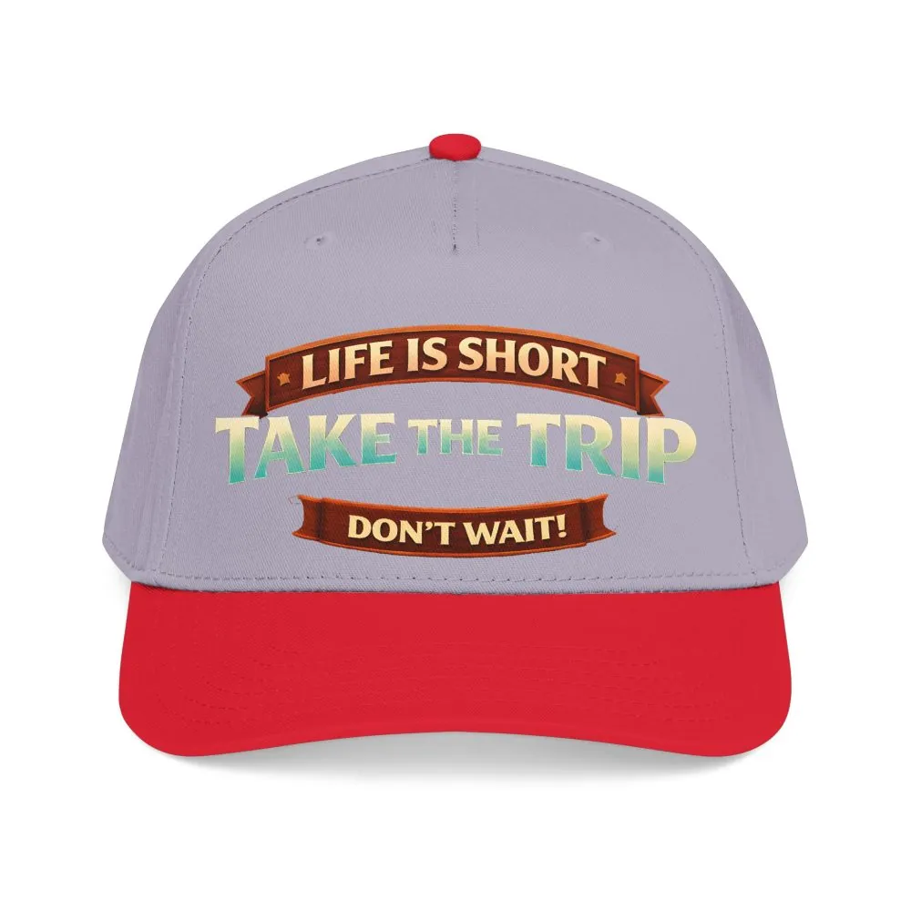 9323739171485021001_2048.jpeg Baseball Cap - "Live Is Short Take The Trip" Design Scenic-Line