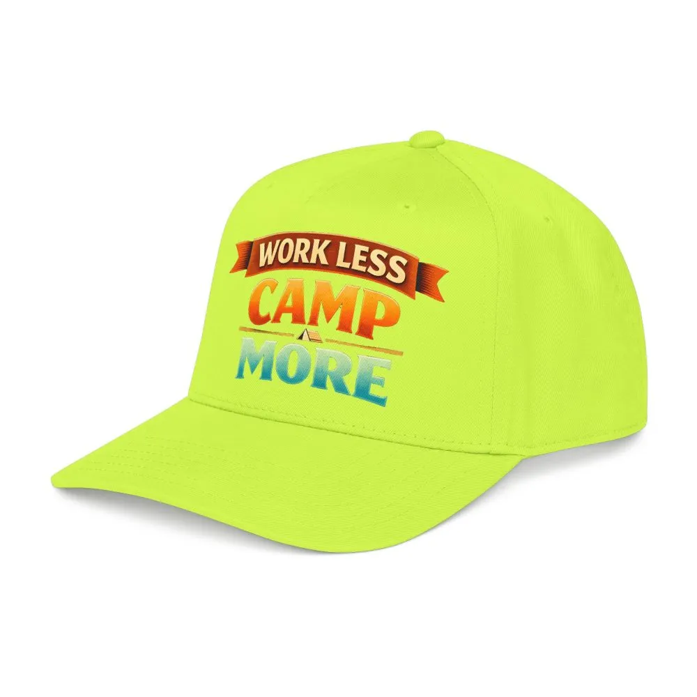 9328994339802646015_2048.jpeg Baseball Cap - "Work Less-Camp More" Design Scenic-Line