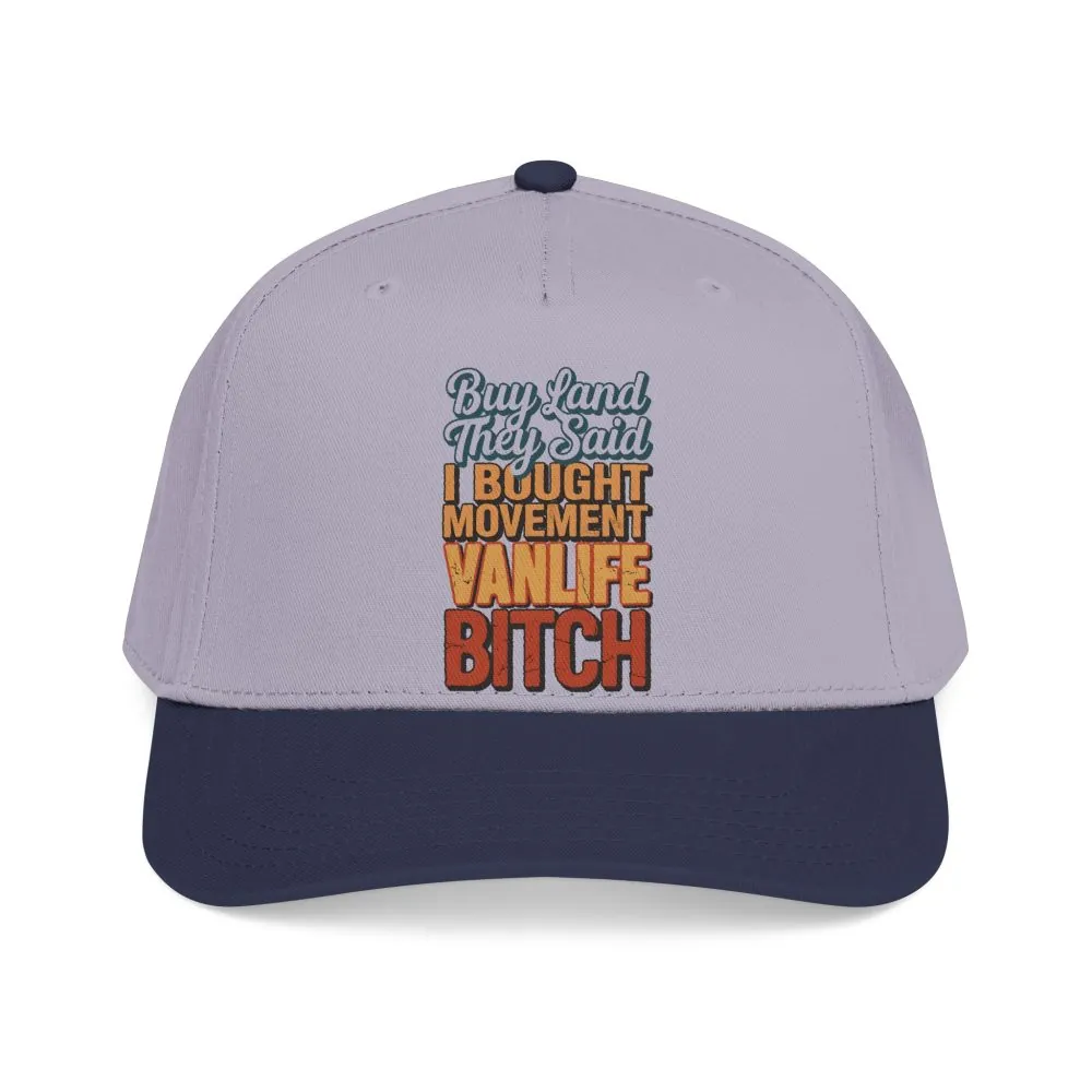 Baseball Cap - "Buy Land They Said" Design F**K-Line