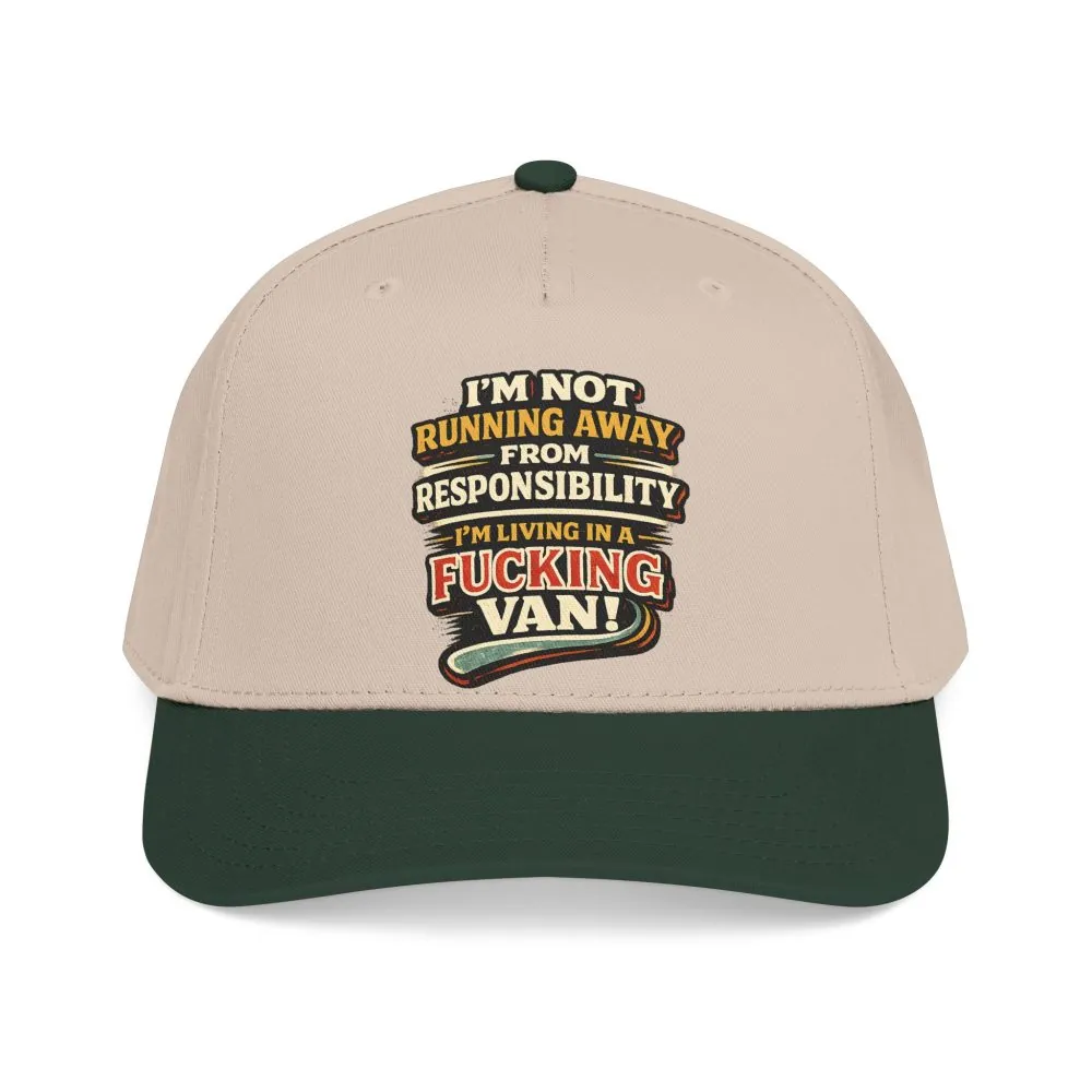 9365410688557540328_2048.jpeg Baseball Cap - "I`m Not running Away" Design F**K-Line