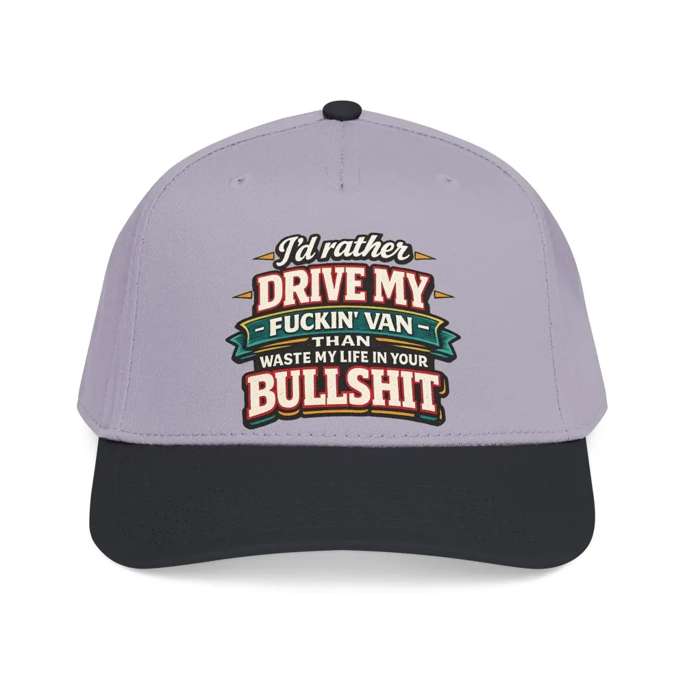 Baseball Cap - "I´d Rather Drive My Fucking Van" Design F**K-Line