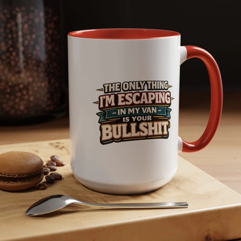 9400478504180430045_2048.jpeg Accent Coffee Mug (11, 15oz) — "The Only Thing I´m Escaping" Design F**K-Line