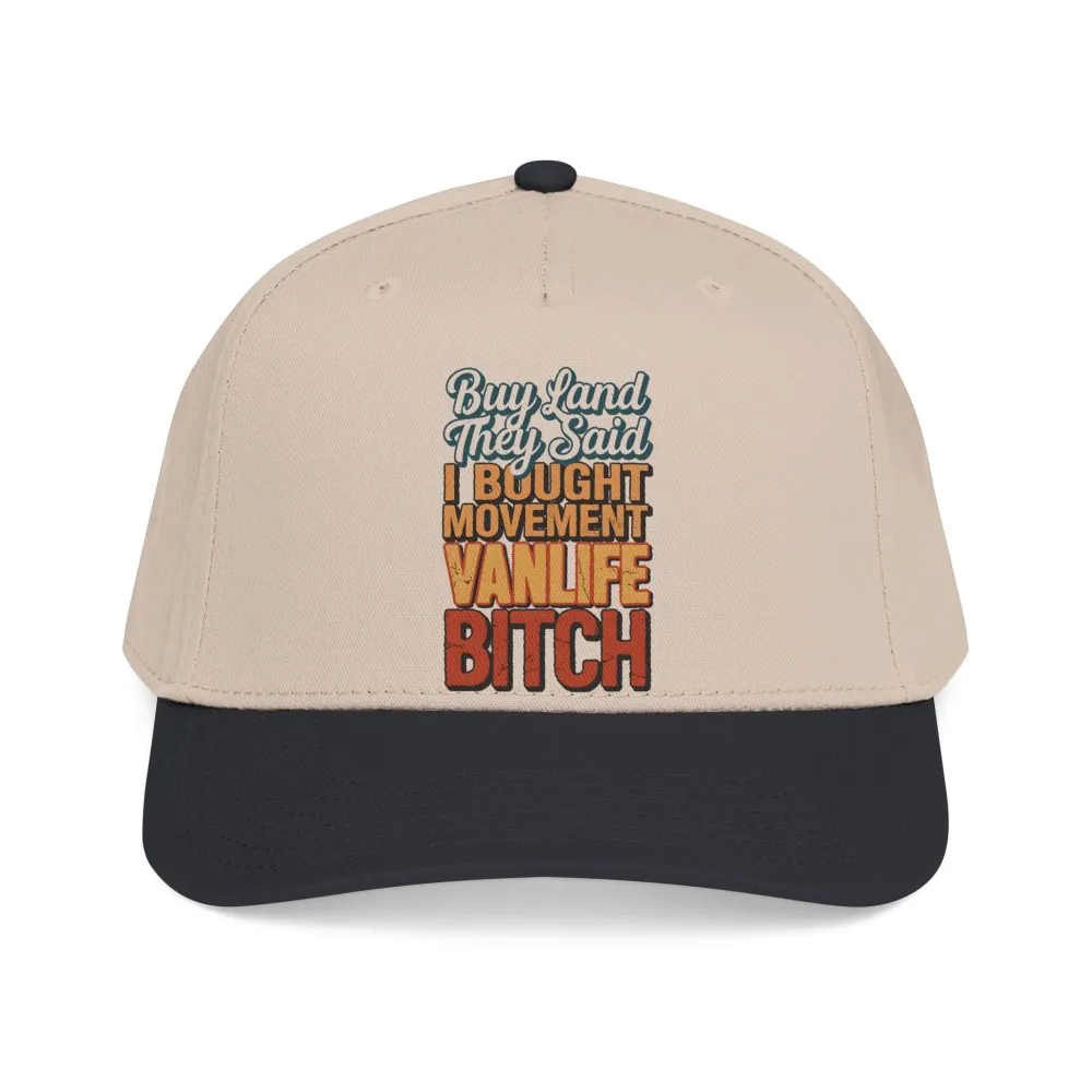 Baseball Cap - "Buy Land They Said" Design F**K-Line