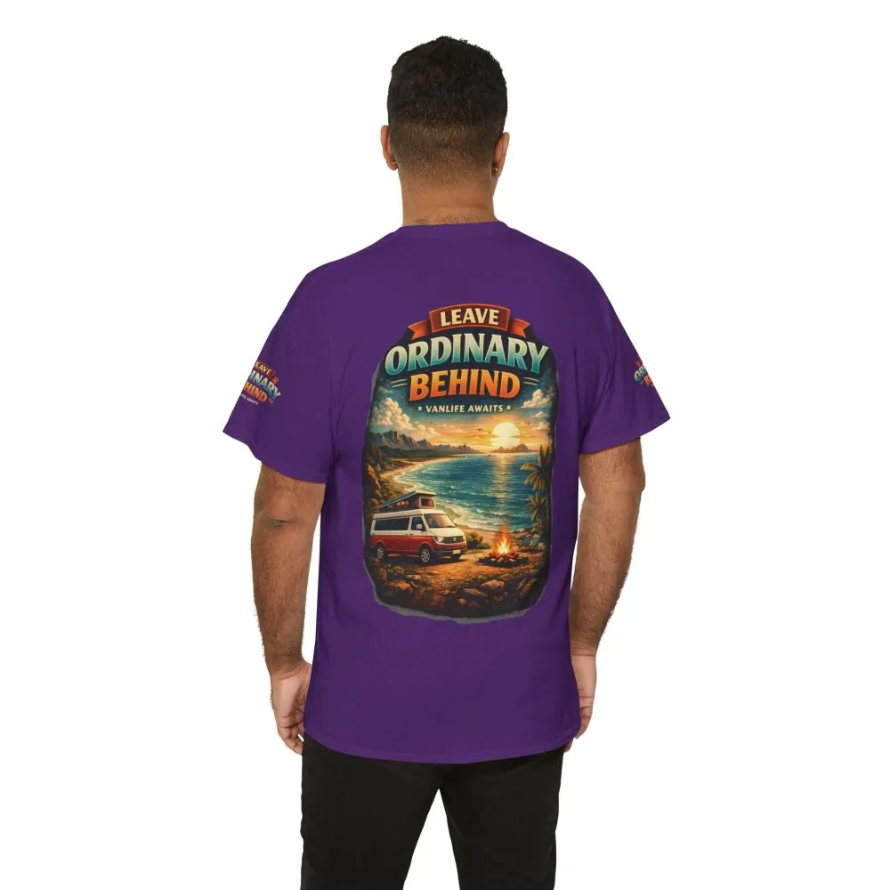 9416978082065595927_2048.jpeg Unisex Heavy Cotton Tee — "Leave Ordinary Behind" Design Scenic-Line
