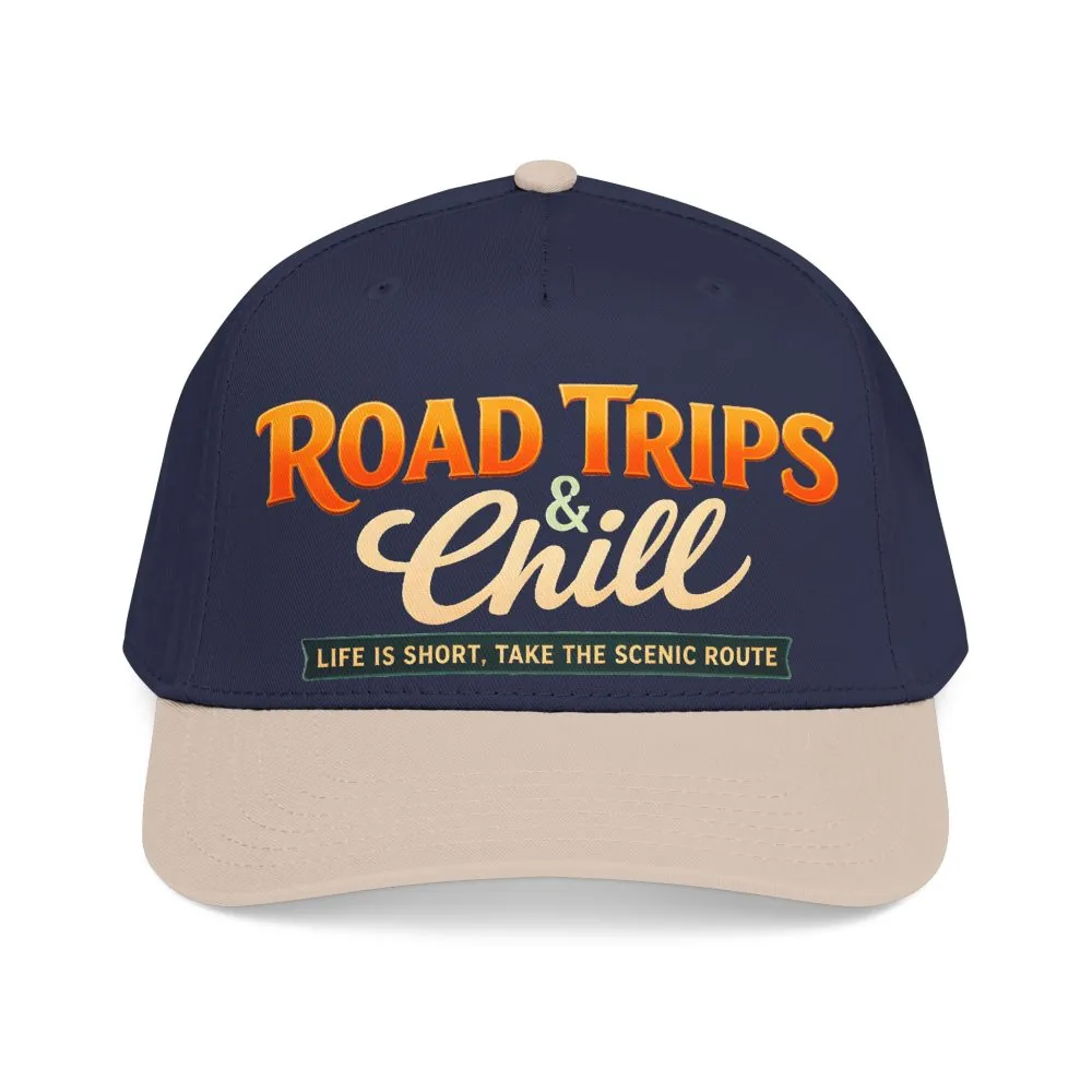 9419389028959989799_2048.jpeg Baseball Cap - "Road Trips And Chill" Design Scenic-Line