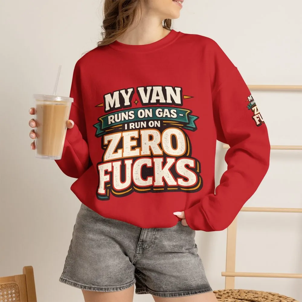 9430309804440000464_2048.jpeg Unisex Heavy Blend™ Crewneck Sweatshirt — "My Van Runs On Gas" Design F**K-Line