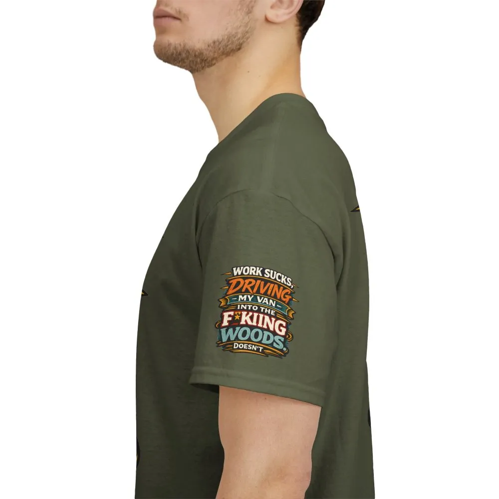 9476710083573902323_2048.jpeg Unisex Heavy Cotton Tee — "Work Sucks" Design F**K-Line