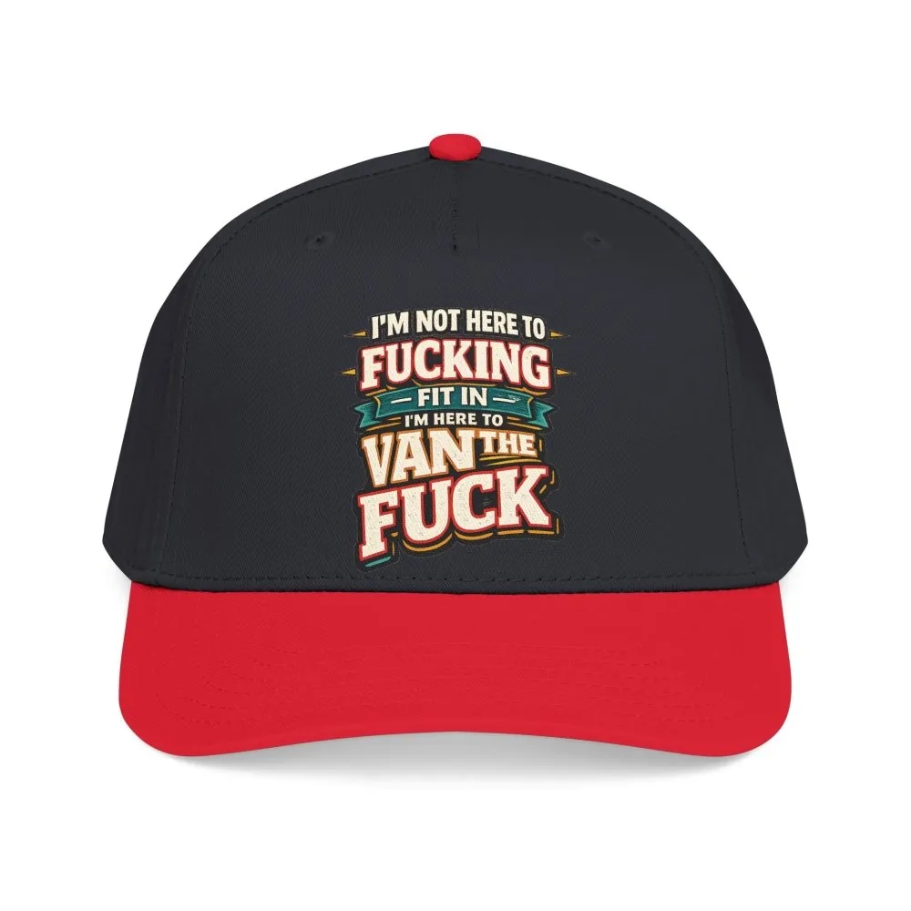 9520547766310813927_2048.jpeg Baseball Cap - "I´m Not Here To Fucking Fit In" Design F**K-Line