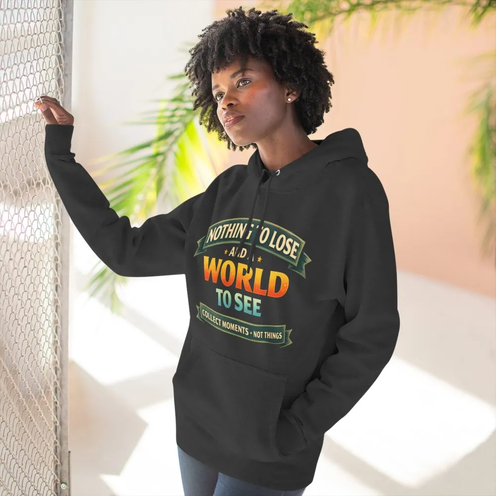 9521464121600133544_2048.jpeg Three-Panel Fleece Hoodie - "Nothing To Lose" Design Scenic-Line