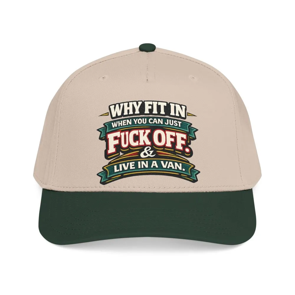 952537559775047784_2048.jpeg Baseball Cap - "Why Fit In" Design F**K-Line