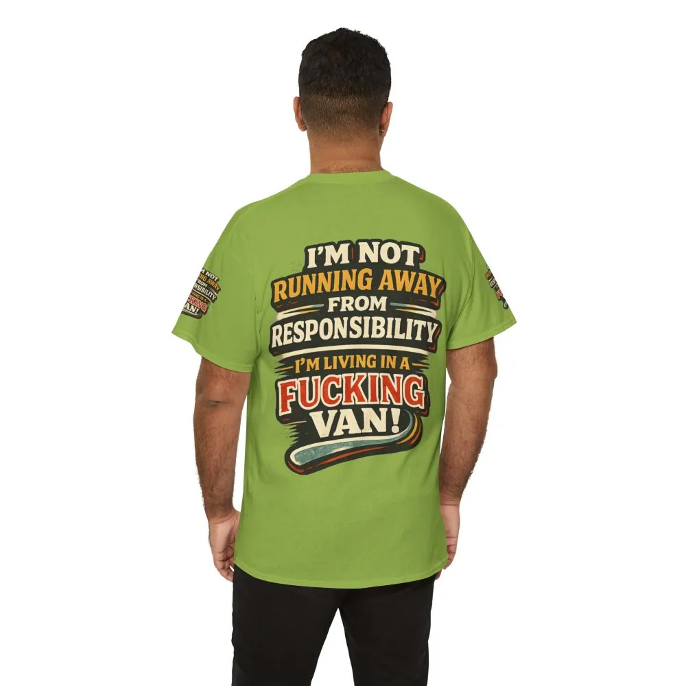 9525532989911603239_2048.jpeg Unisex Heavy Cotton Tee — "I`m Not running Away" Design F**K-Line