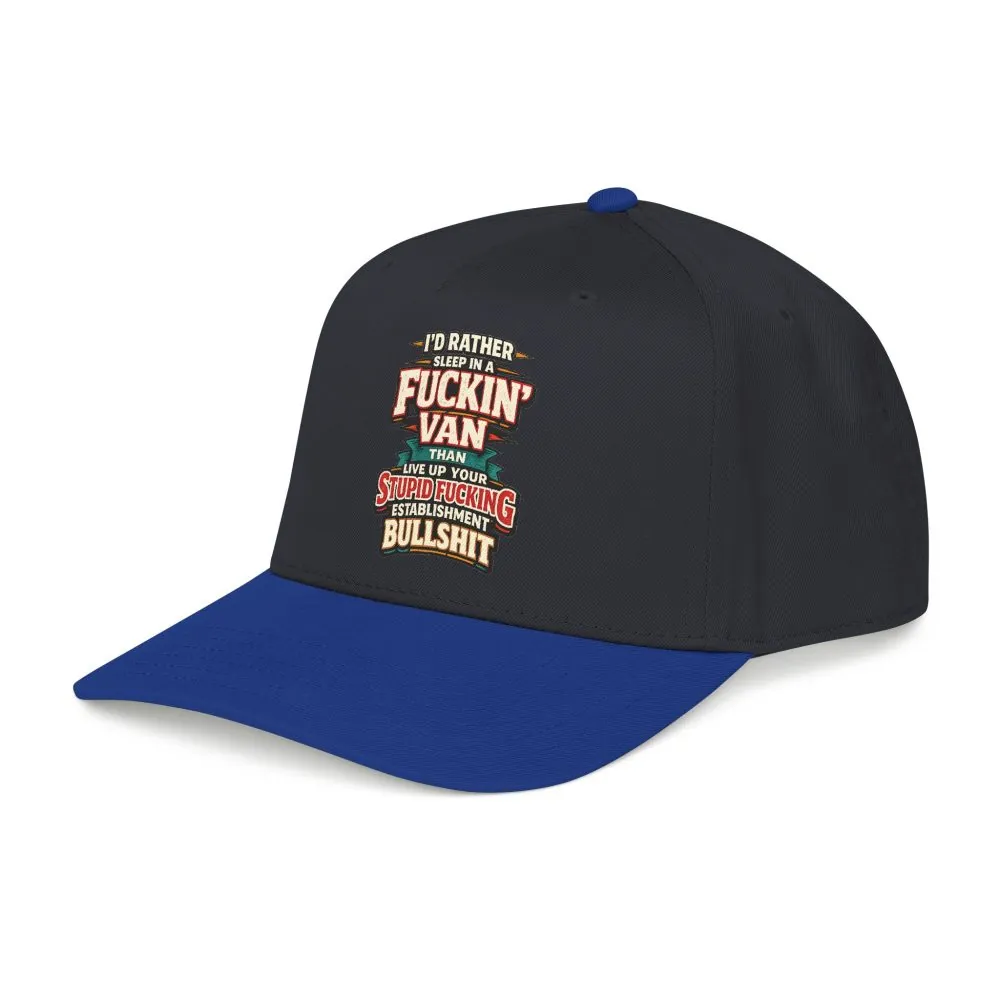 9542966792467210993_2048.jpeg Baseball Cap - "I´d Rather Sleep in A Fucking Van" Design F**K-Line