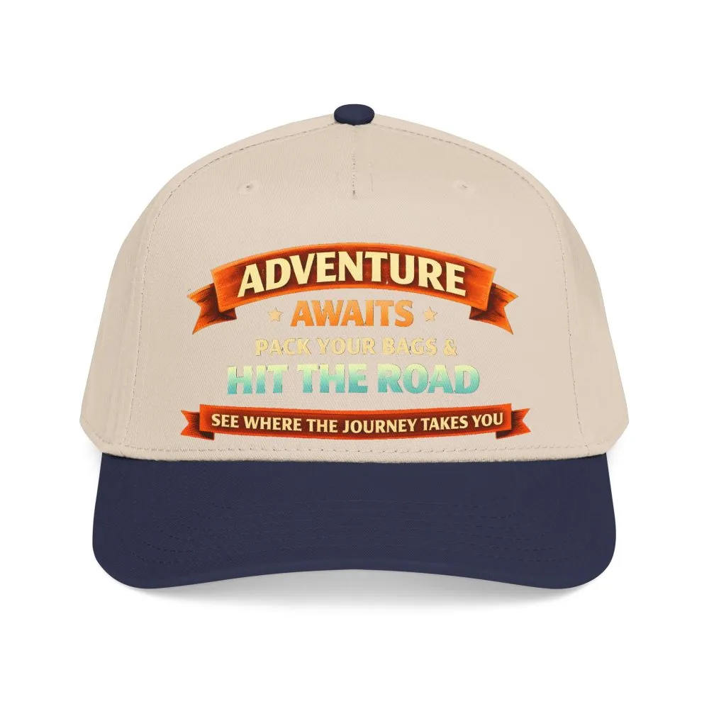 9548671866294114664_2048.jpeg Baseball Cap - "Adventure Awaits-Pack Your Bags" Design Scenic-Line