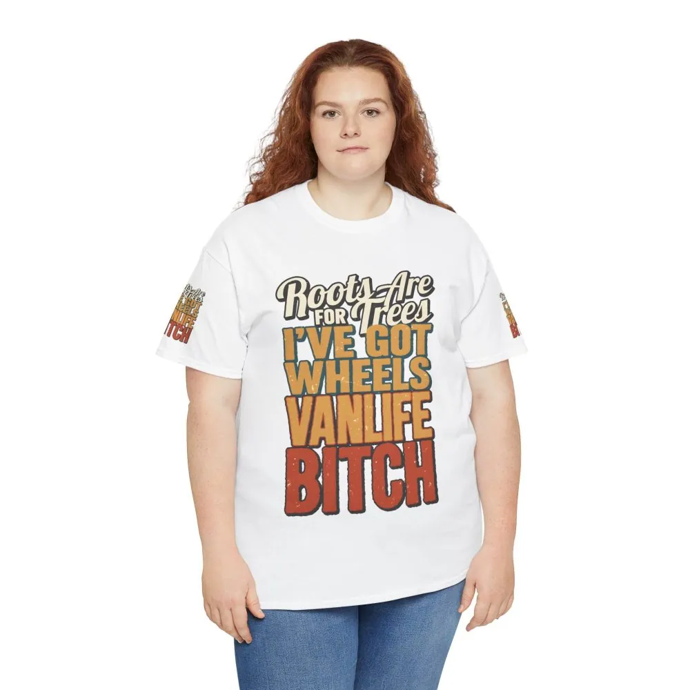 9552998779530476082_2048.jpeg Unisex Heavy Cotton Tee — "Roots Are For Trees" Design F**K-Line
