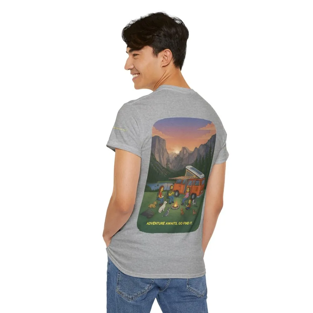 9598788863157466530_2048.jpeg Unisex Heavy Cotton Tee — "Adventure Awaits-Go Find It" Design Sitcom-Line
