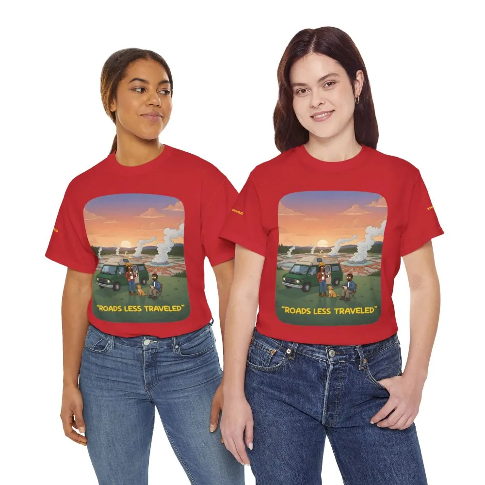 961732448240244476_2048.jpeg Unisex Heavy Cotton Tee — "Roads Less Traveled" Design Sitcom-Line