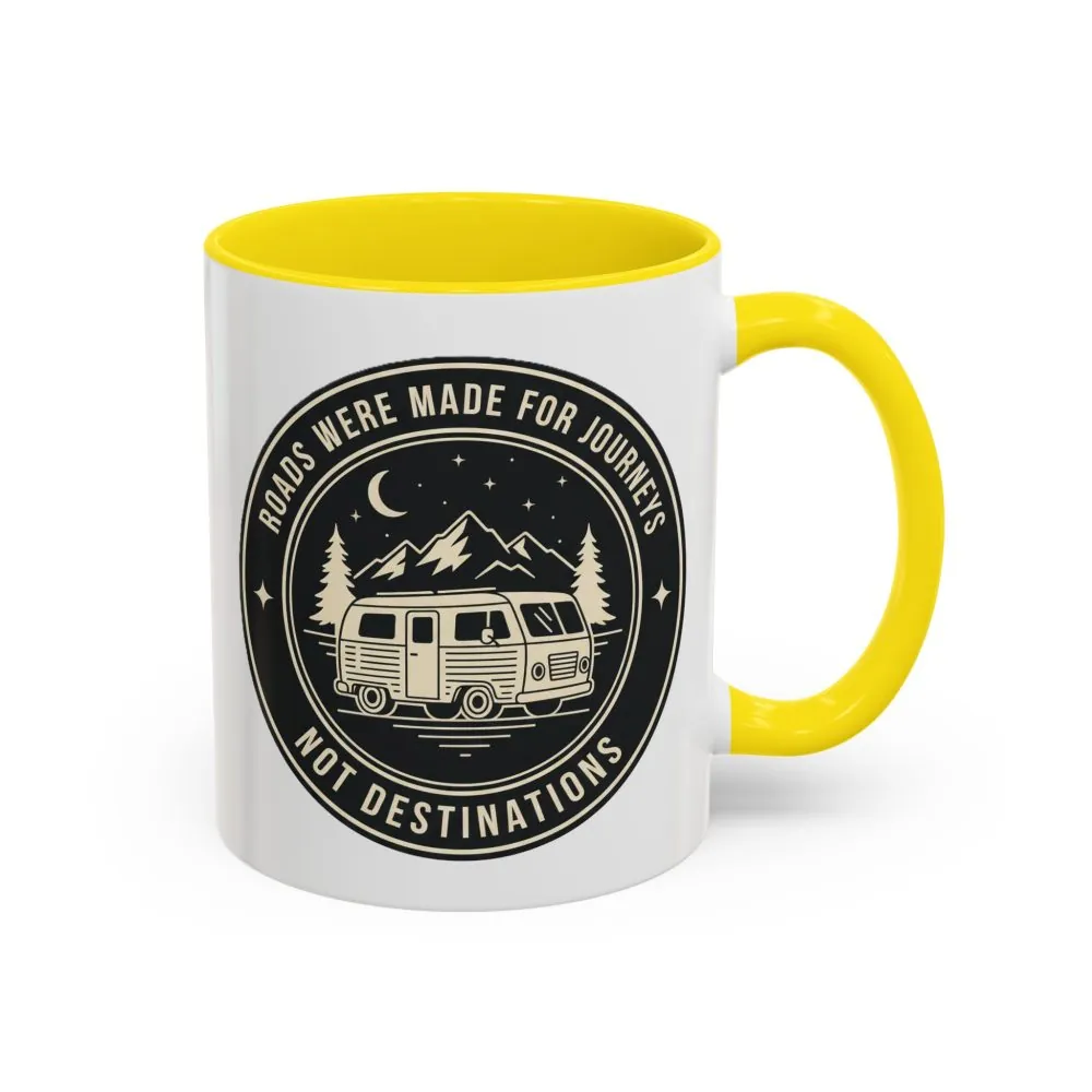 970315070881727529_2048.jpeg Coffee Mug — 'ROAD WHERE MADE FOR JOURNEYS-NOT DESTINATIONS' (11/15oz) (Both sides printed)