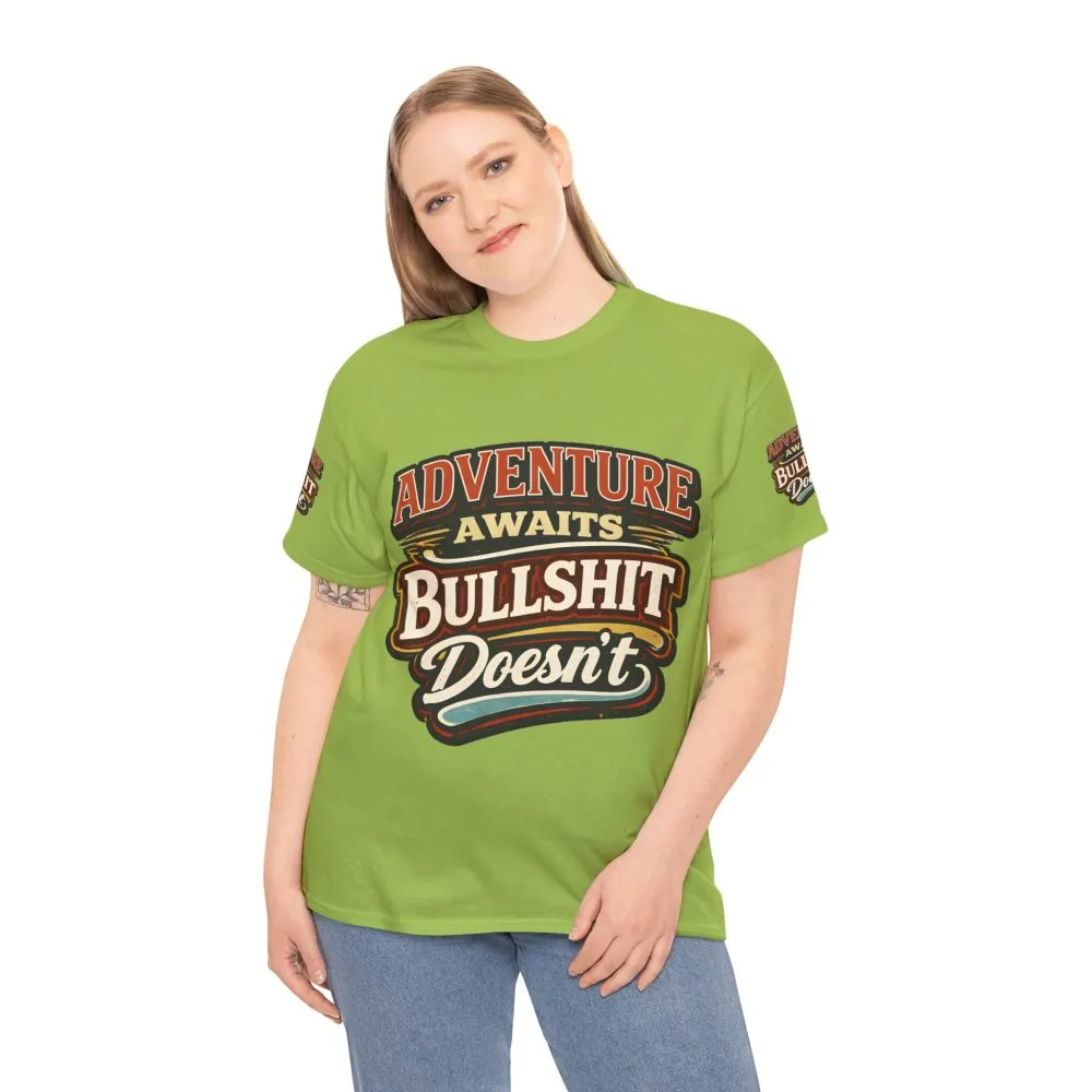 9718394723849843143_2048.jpeg Unisex Heavy Cotton Tee — "Adventure Awaits" Design F**K-Line