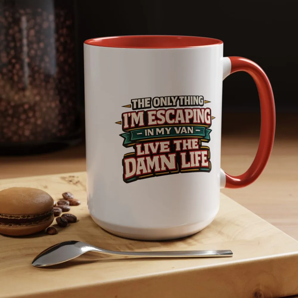 9778331986061581233_2048.jpeg Accent Coffee Mug (11, 15oz) — "The Only Thing I´m Escaping" Design F**K-Line