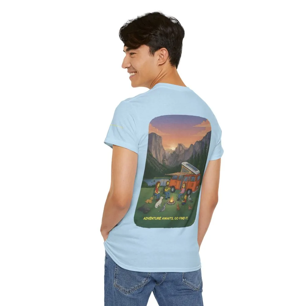 9803500388052769194_2048.jpeg Unisex Heavy Cotton Tee — "Adventure Awaits-Go Find It" Design Sitcom-Line