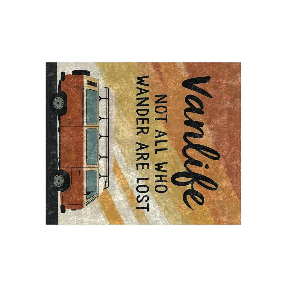 9813621731410087672_2048.jpeg Crushed Velvet Blanket – “Not All Who Wander Are Lost” Cozy Retro Camper Throw