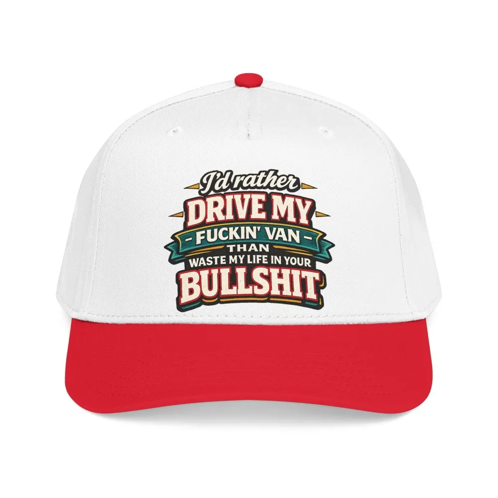 Baseball Cap - "I´d Rather Drive My Fucking Van" Design F**K-Line