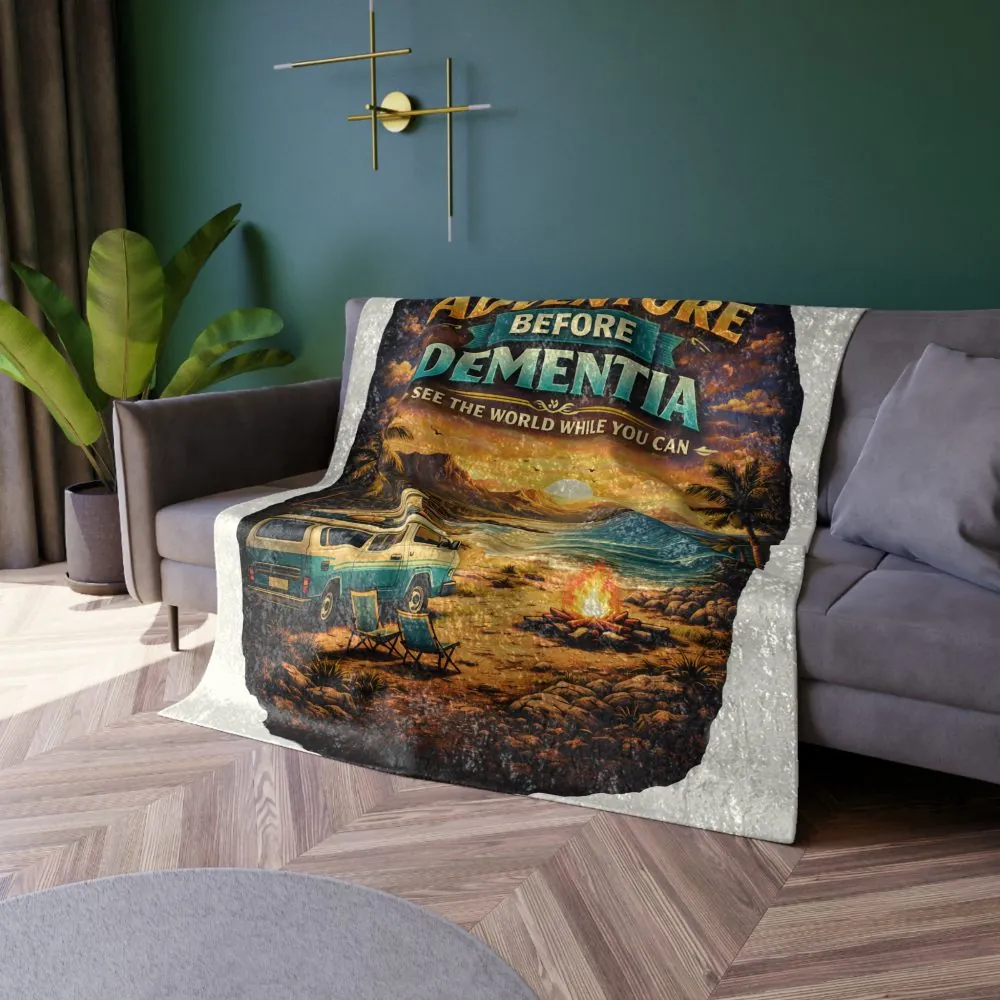 9881415873132308907_2048.jpeg Crushed Velvet Blanket —"Adventure Before Dementia" Design Scenic-Line (Campervan)