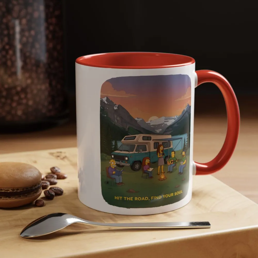 9926534764097598886_2048.jpeg Accent Coffee Mug (11, 15oz) — "Hit The Road-Find Your Soul" Design Sitcom-Line