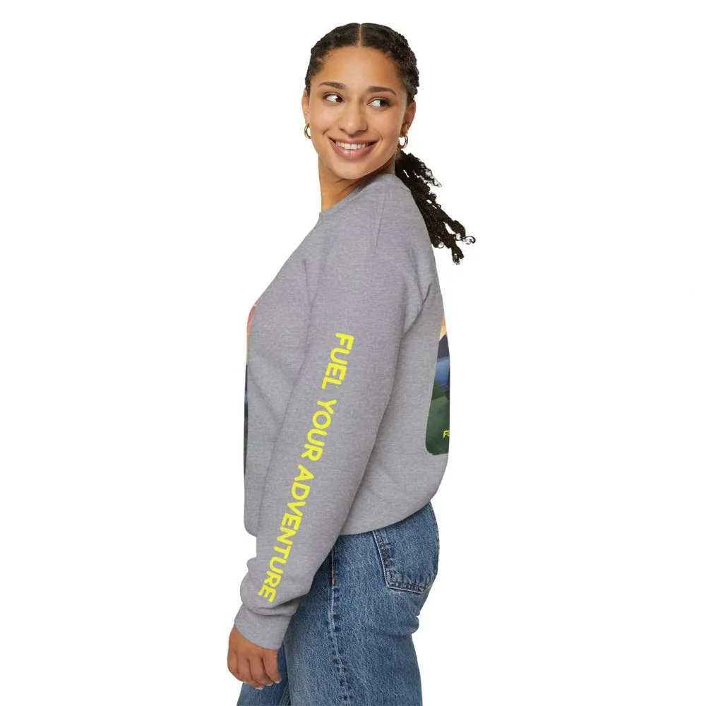 994266050432311722_2048.jpeg Unisex Heavy Blend™ Crewneck Sweatshirt — "Fuel Your Adventure" Design Sitcom-Line