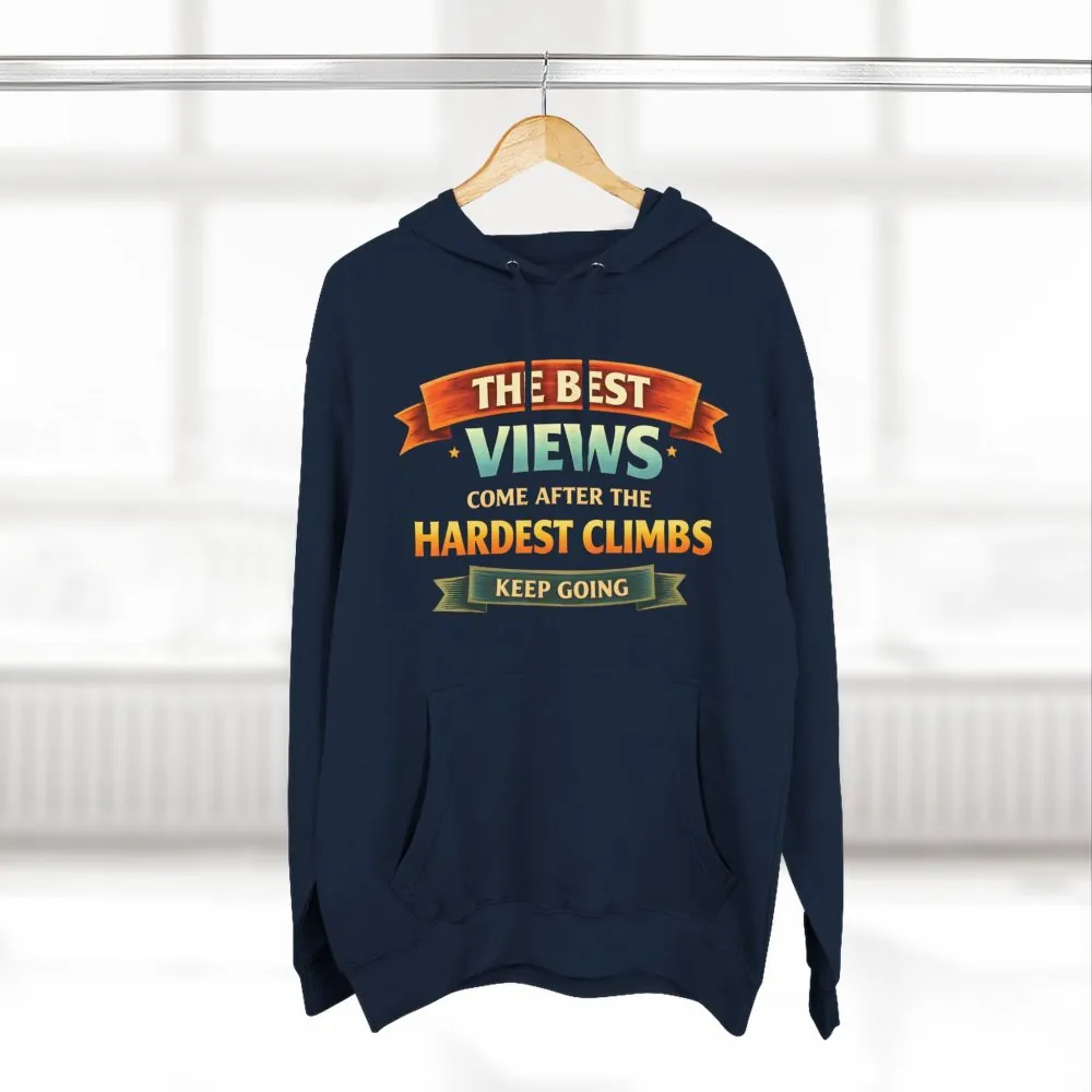 9942756886406070934_2048.jpeg Three-Panel Fleece Hoodie - "The Best Views" Design Scenic-Line