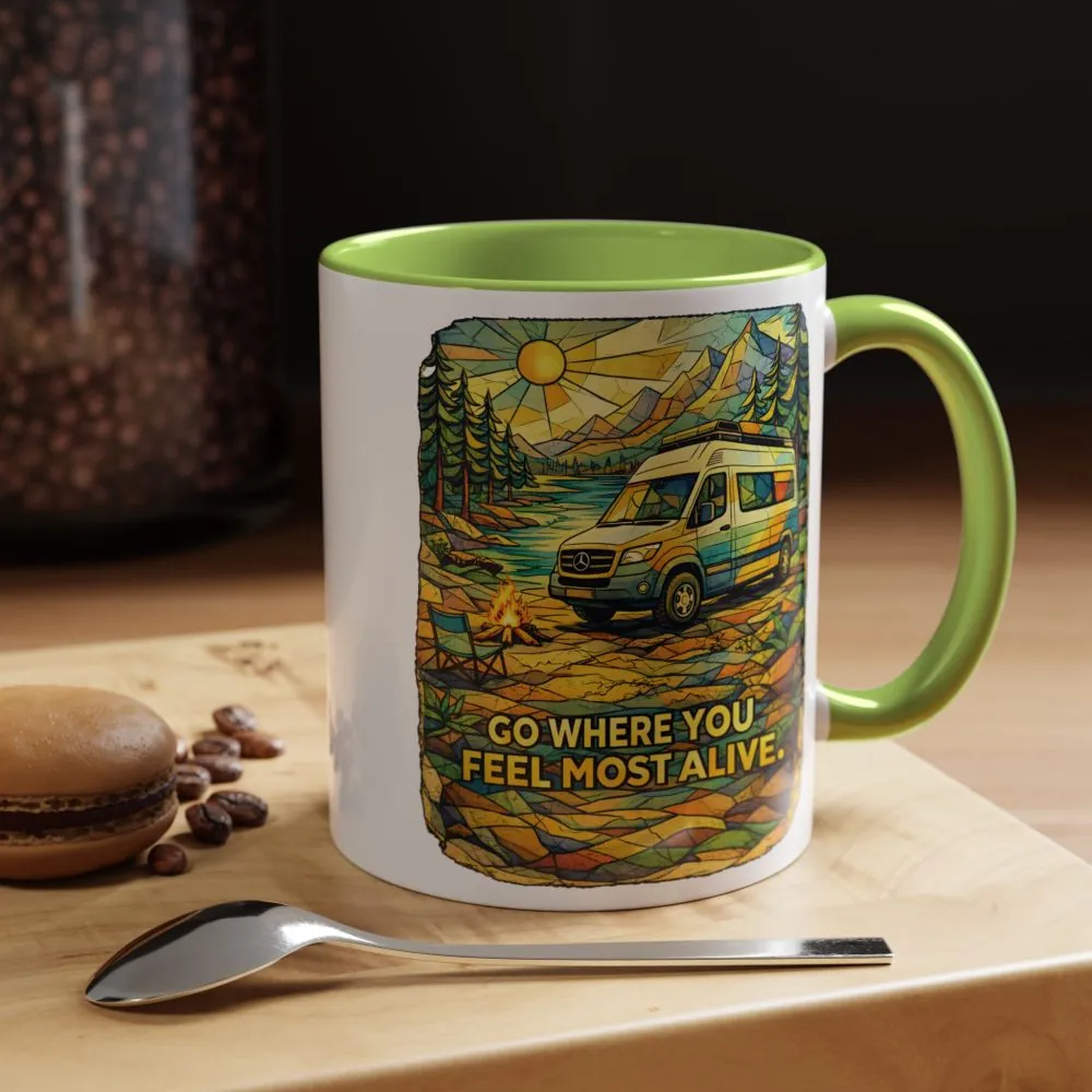 995772432822273088_2048.jpeg Accent Coffee Mug (11, 15oz) — "Go Where You Feel Most Alive" Design Cubic-Line