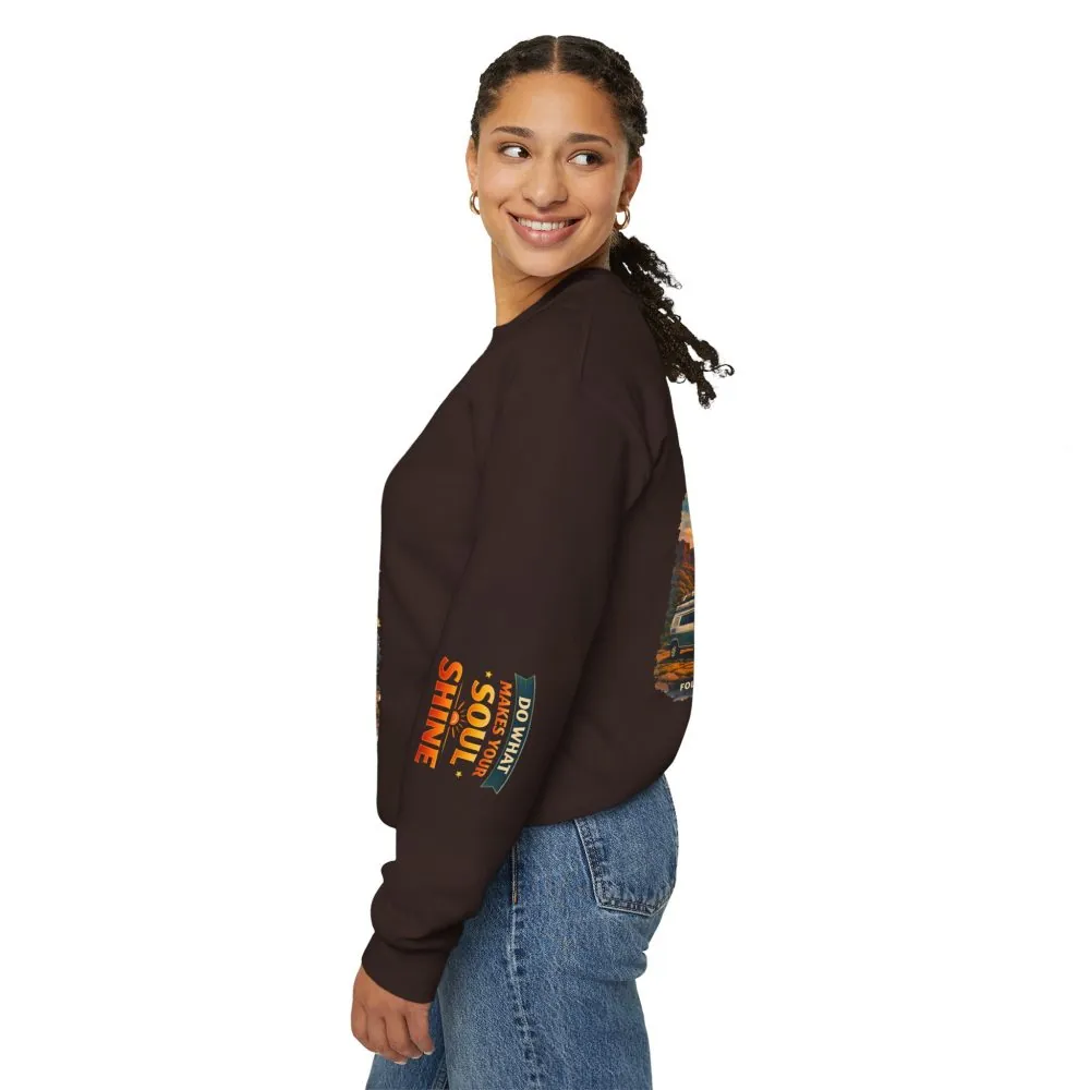 9964301174046375216_2048.jpeg Unisex Heavy Blend™ Crewneck Sweatshirt — "Do What Makes Your Soul Shine" Design Scenic-Line