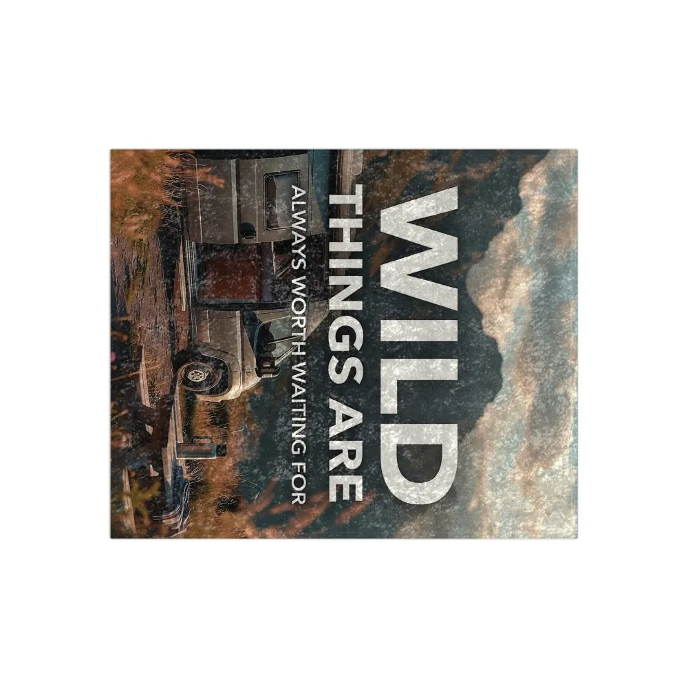 9992012375869039293_2048.jpeg Crushed Velvet Blanket — 'Wild Things Are Always Worth Waiting For' Scenic Adventure Throw