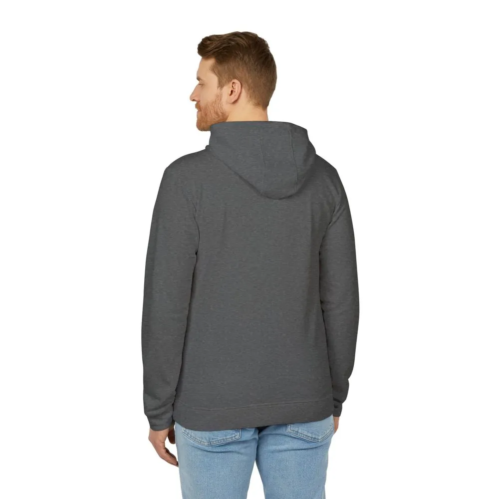 Hoodie(Adidas) — 'Adventure Awaits-Go Where You Feel Most Alive' Outdoor Travel Pullover (Only Front Printed)
